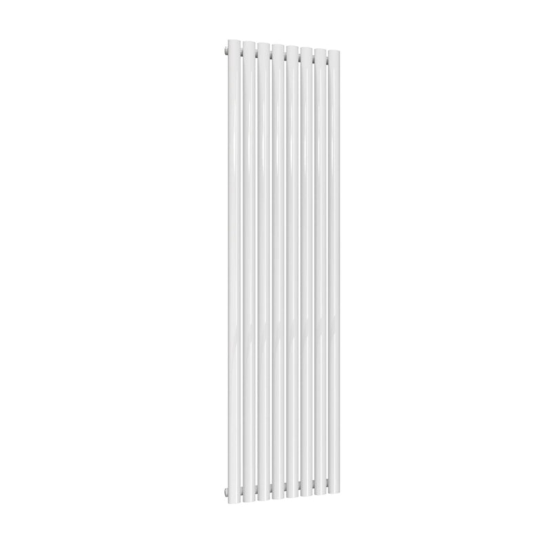White / Single / 1800 x 472 mm Reina Neva Designer Vertical Steel Radiator