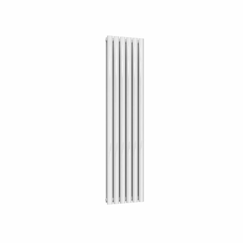 White / Double / 1500 x 354 mm Reina Neva Designer Vertical Steel Radiator