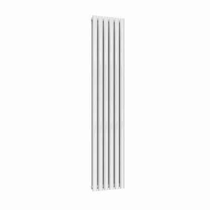 White / Double / 1800 x 354 mm Reina Neva Designer Vertical Steel Radiator