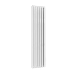 White / Double / 1800 x 413 mm Reina Neva Designer Vertical Steel Radiator