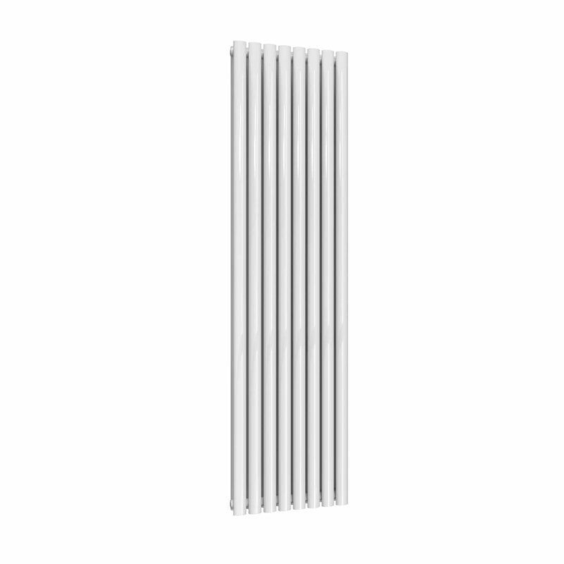 White / Double / 1800 x 472 mm Reina Neva Designer Vertical Steel Radiator