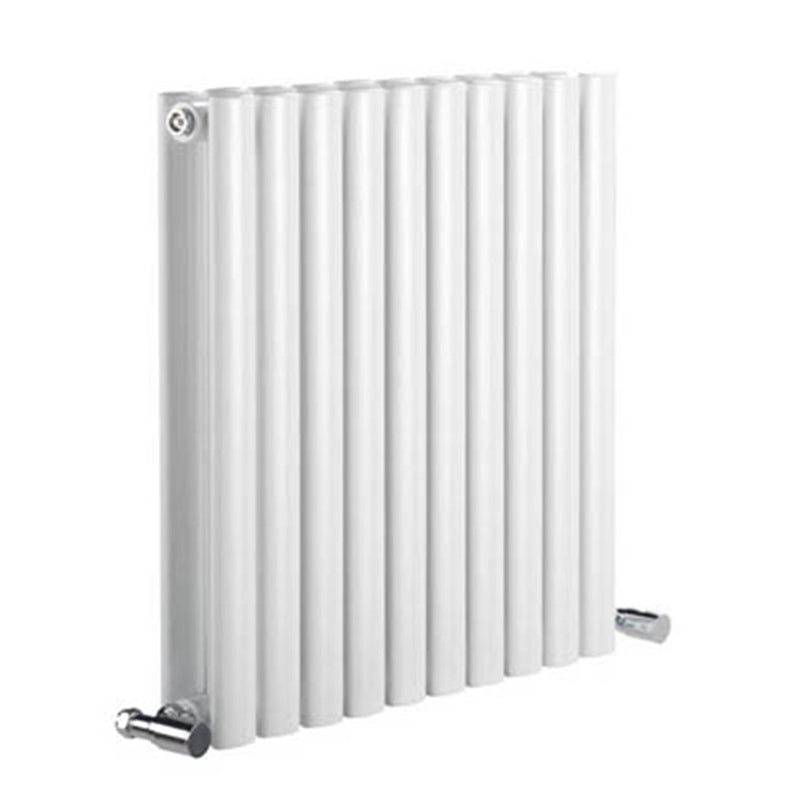Reina Neva Horizontal White and Anthracite Designer Steel Radiator