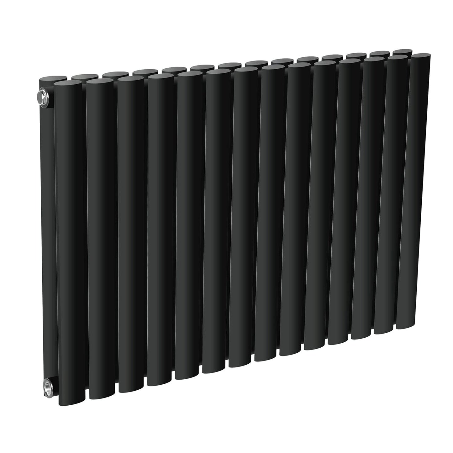 Reina Neva Horizontal White and Anthracite Designer Steel Radiator
