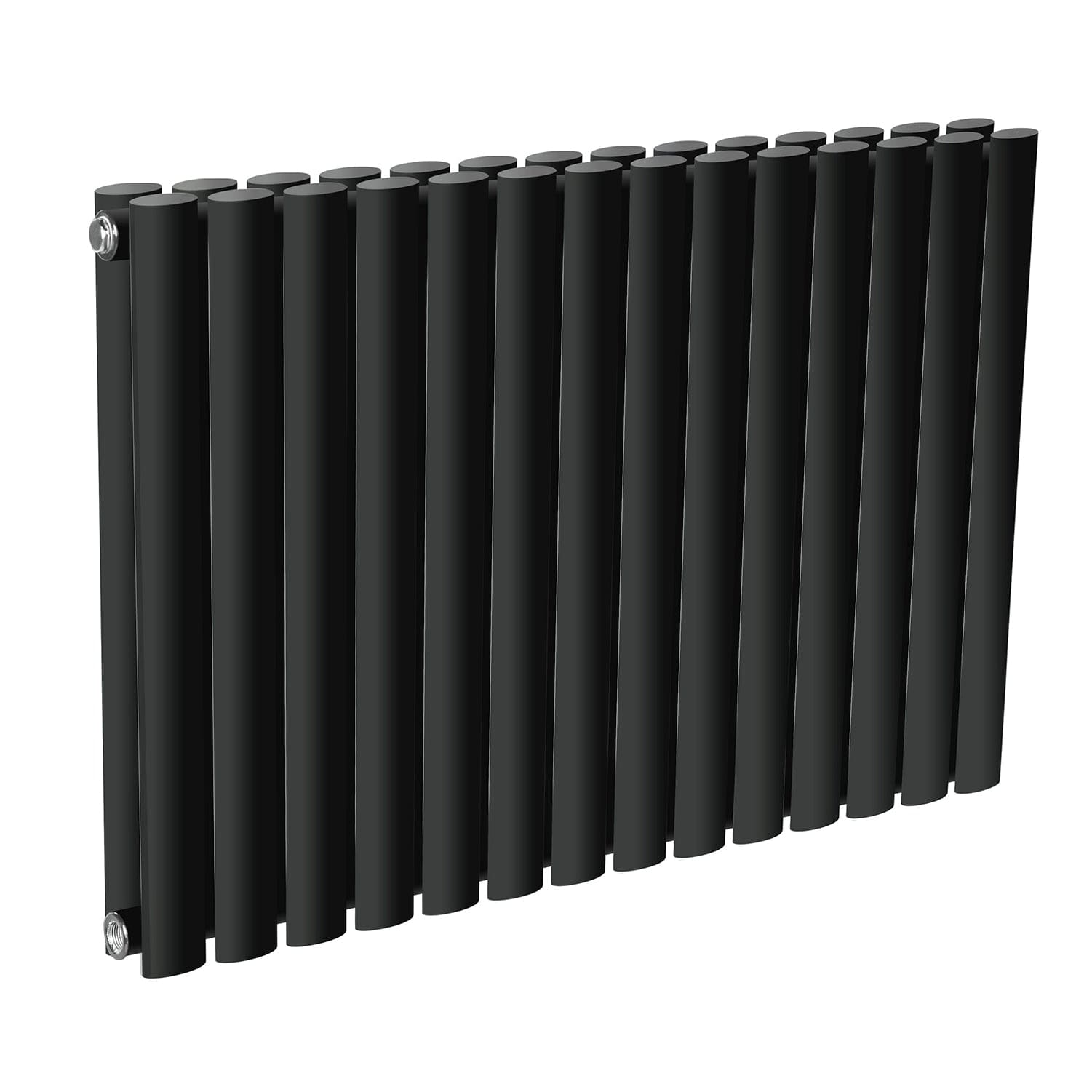 Reina Neva Horizontal White and Anthracite Designer Steel Radiator