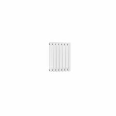 Single / White / 550 x 413 mm Reina Neva Horizontal White and Anthracite Designer Steel Radiator
