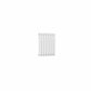 Single / White / 550 x 413 mm Reina Neva Horizontal White and Anthracite Designer Steel Radiator