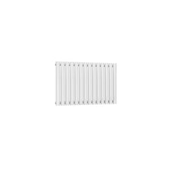 Single / White / 550 x 826 mm Reina Neva Horizontal White and Anthracite Designer Steel Radiator