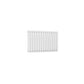Single / White / 550 x 826 mm Reina Neva Horizontal White and Anthracite Designer Steel Radiator