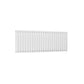 Single / White / 550 x 1416 mm Reina Neva Horizontal White and Anthracite Designer Steel Radiator