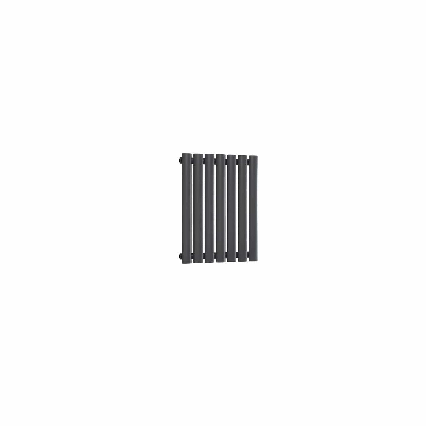 Single / Anthracite / 550 x 413 mm Reina Neva Horizontal White and Anthracite Designer Steel Radiator