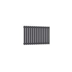 Single / Anthracite / 550 x 826 mm Reina Neva Horizontal White and Anthracite Designer Steel Radiator