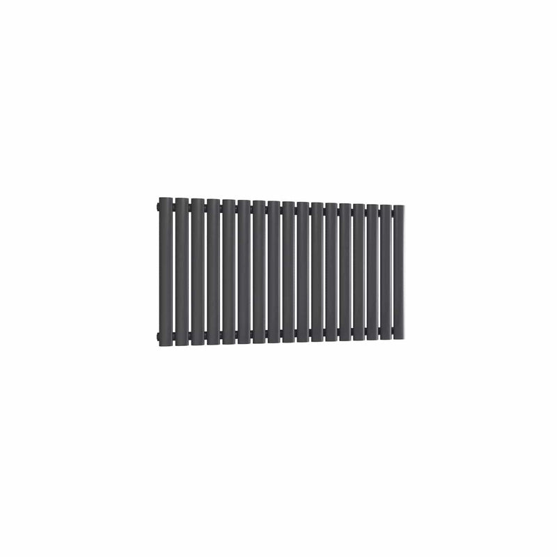 Single / Anthracite / 550 x 1003 mm Reina Neva Horizontal White and Anthracite Designer Steel Radiator