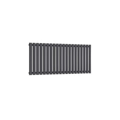 Single / Anthracite / 550 x 1180 mm Reina Neva Horizontal White and Anthracite Designer Steel Radiator