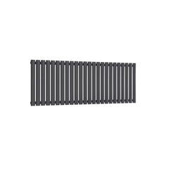 Single / Anthracite / 550 x 1416 mm Reina Neva Horizontal White and Anthracite Designer Steel Radiator
