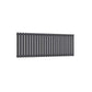 Single / Anthracite / 550 x 1416 mm Reina Neva Horizontal White and Anthracite Designer Steel Radiator