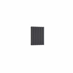 Double / Anthracite / 550 x 413 mm Reina Neva Horizontal White and Anthracite Designer Steel Radiator