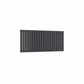 Double / Anthracite / 550 x 1180 mm Reina Neva Horizontal White and Anthracite Designer Steel Radiator