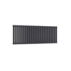 Double / Anthracite / 550 x 1416 mm Reina Neva Horizontal White and Anthracite Designer Steel Radiator