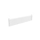 Single / White / 295 x 1400 mm Reina Nevah Mild Steel Designer Radiator Horizontal