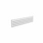 Double / White / 295 x 1200 mm Reina Nevah Mild Steel Designer Radiator Horizontal