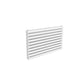 Double / White / 590 x 1000 mm Reina Nevah Mild Steel Designer Radiator Horizontal