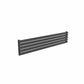 Single / Anthracite / 295 x 1400 mm Reina Nevah Mild Steel Designer Radiator Horizontal