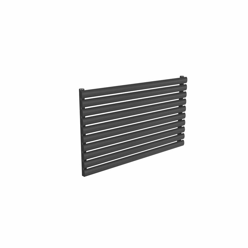 Single / Anthracite / 590 x 1000 mm Reina Nevah Mild Steel Designer Radiator Horizontal