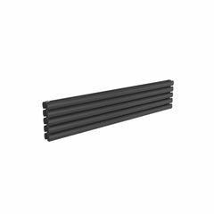 Double / Anthracite / 295 x 1400 mm Reina Nevah Mild Steel Designer Radiator Horizontal