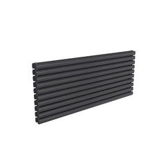 Double / Anthracite / 590 x 1400 mm Reina Nevah Mild Steel Designer Radiator Horizontal