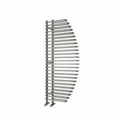 Reina Nola Vertical Designer Chrome Towel Rail Steel Radiator