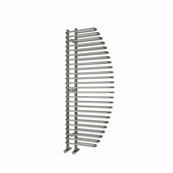 Reina Nola Vertical Designer Chrome Towel Rail Steel Radiator