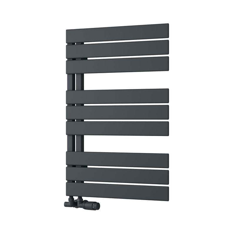 Anthracite / 823 x 550mm Reina Pettino Vertical Mild Steel Designer Radiator