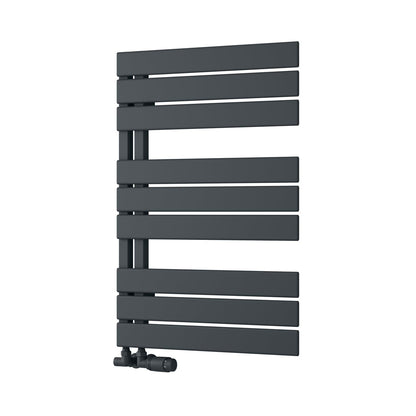 Anthracite / 823 x 550mm Reina Pettino Vertical Mild Steel Designer Radiator