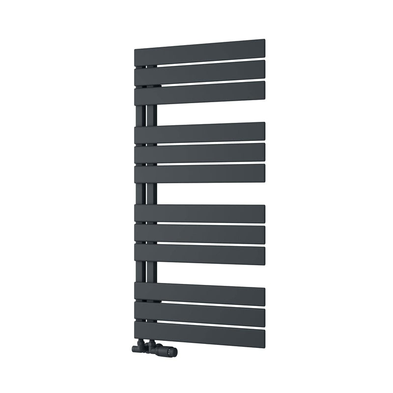 Anthracite / 1124 x 550mm Reina Pettino Vertical Mild Steel Designer Radiator