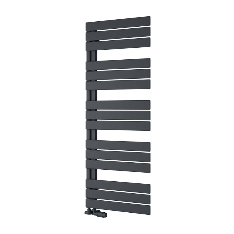Anthracite / 1424 x 550mm Reina Pettino Vertical Mild Steel Designer Radiator