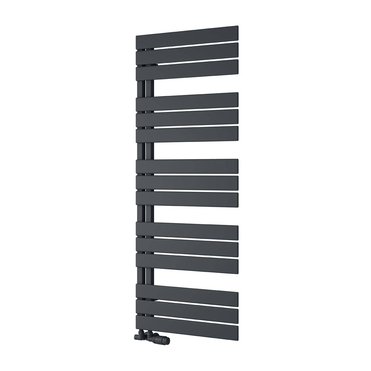 Anthracite / 1424 x 550mm Reina Pettino Vertical Mild Steel Designer Radiator