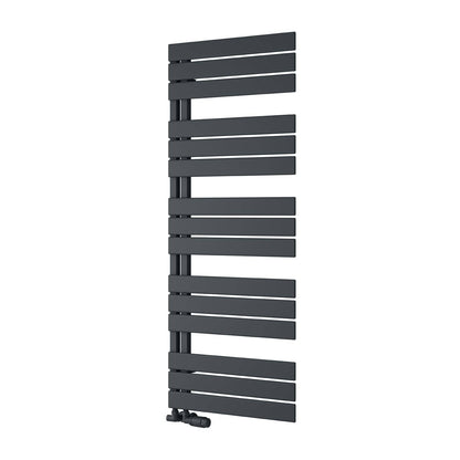 Anthracite / 1424 x 550mm Reina Pettino Vertical Mild Steel Designer Radiator