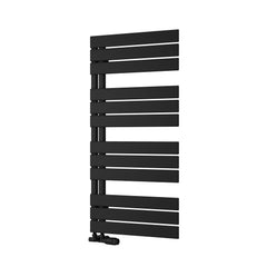 Black / 1124 x 550mm Reina Pettino Vertical Mild Steel Designer Radiator