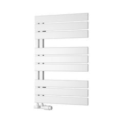 White / 823 x 550mm Reina Pettino Vertical Mild Steel Designer Radiator