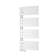 White / 1124 x 550mm Reina Pettino Vertical Mild Steel Designer Radiator