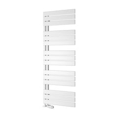 White / 1424 x 550mm Reina Pettino Vertical Mild Steel Designer Radiator