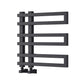 Anthracite / 530 x 530mm Reina Pietra Mild Steel Chrome and Anthracite Vertical Designer Radiator