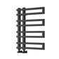 Anthracite / 720 x 530mm Reina Pietra Mild Steel Chrome and Anthracite Vertical Designer Radiator