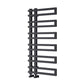Anthracite / 1100 x 530mm Reina Pietra Mild Steel Chrome and Anthracite Vertical Designer Radiator