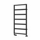Black / 1100 x 450mm Reina Rezzo Mild Steel Vertical Designer Radiator