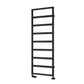 Black / 1460 x 450mm Reina Rezzo Mild Steel Vertical Designer Radiator