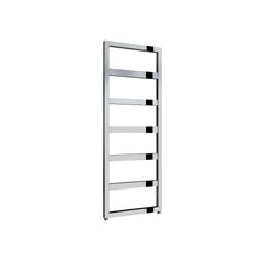 Chrome / 1100 x 450mm Reina Rezzo Mild Steel Vertical Designer Radiator