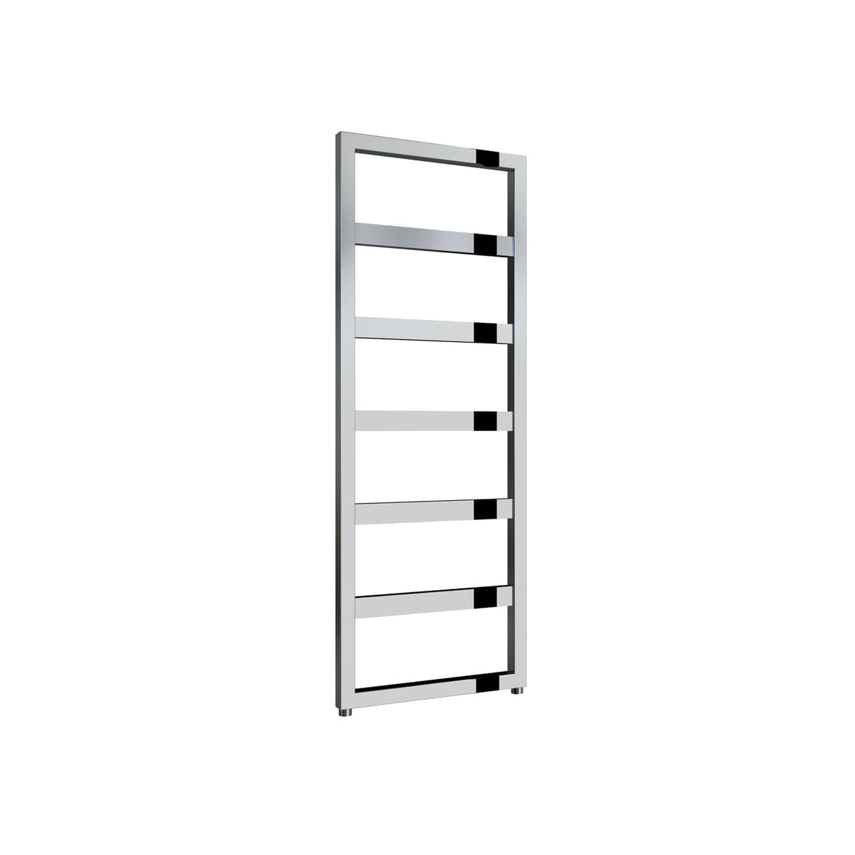 Chrome / 1100 x 450mm Reina Rezzo Mild Steel Vertical Designer Radiator
