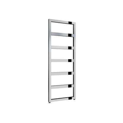 Chrome / 1100 x 450mm Reina Rezzo Mild Steel Vertical Designer Radiator