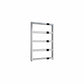 Chrome / 740 x 550mm Reina Rezzo Mild Steel Vertical Designer Radiator